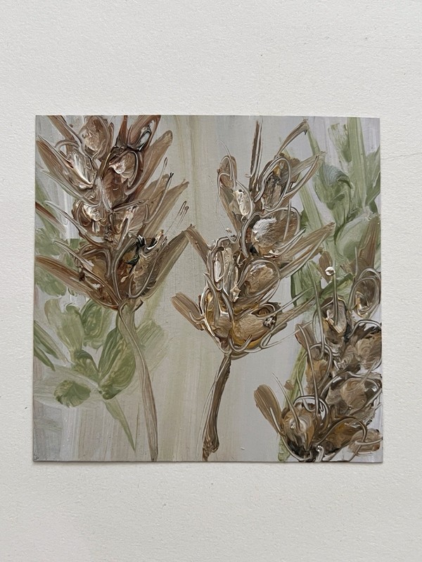 Harvest Field Wheat Impressionist Painting Rustic Farmhouse Wall Art Decor Frame gallery