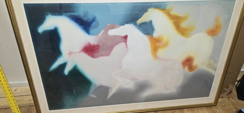 Jean Richardson ‘Camaraderie’ Original Painting Framed