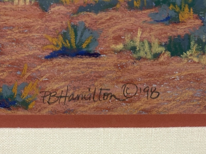 SOUTHWESTERN ARIZONA DESERT LANDSCAPE 20/21 c. American PATRICIA BUCK HAMILTON gallery