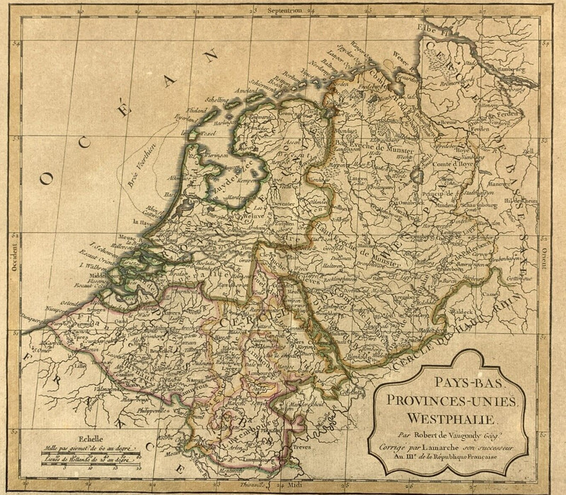 Original Kupferstich Pays Bas Provinces Unies Westphalie Niederlande Landkarte gallery