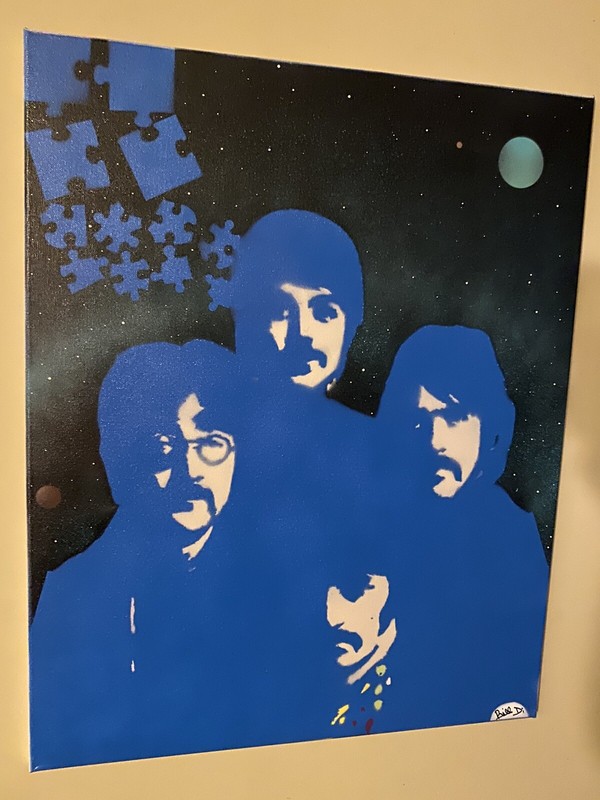 Original Beatles Canvas Prints Pannel(24”X1”X30”)Psychedelic Collection