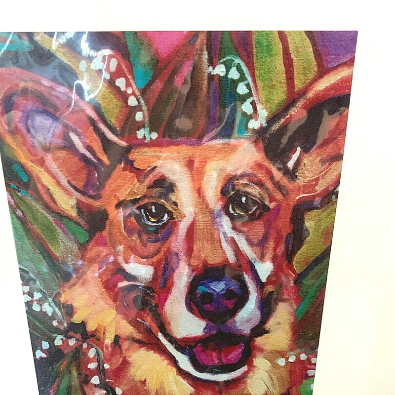 Welsh Corgi Dog Water Color Print Mylette Welch