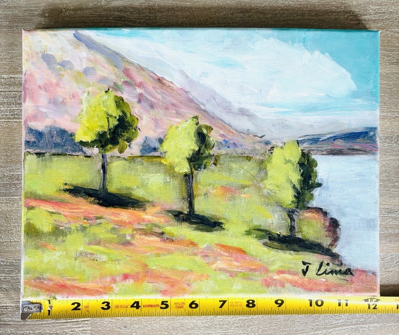 JOSE LIMA PAINTING IMPRESSIONIST COLLECTIBLE 9x12” Landscape gallery