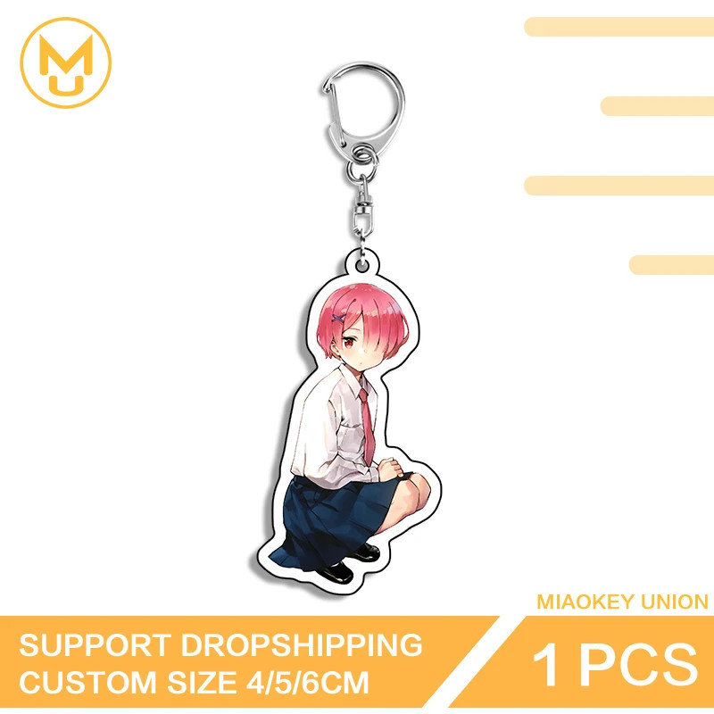 Ram Pretty Eye Catching Double Sided Acrylic Keychain Backpack Decor Collection