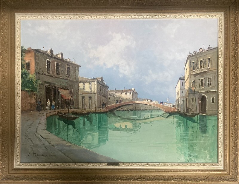 Aldo Marangoni Original Oil On Canvas