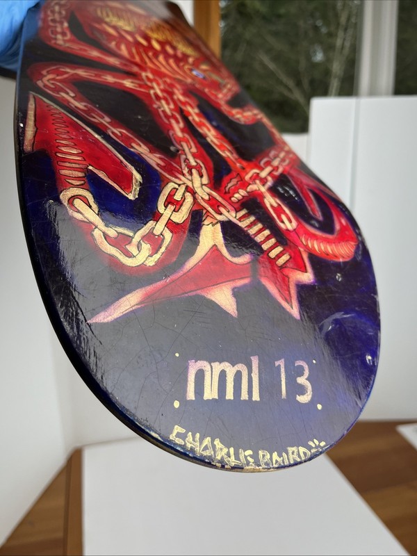 Charlie Baird Skateboard Deck - Made in 2013 by Artist - Squid “Kachina Maria” gallery