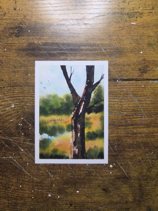 ACEO *Art Print of Original Watercolor landscape painting (2.5x3.5 inches) gallery