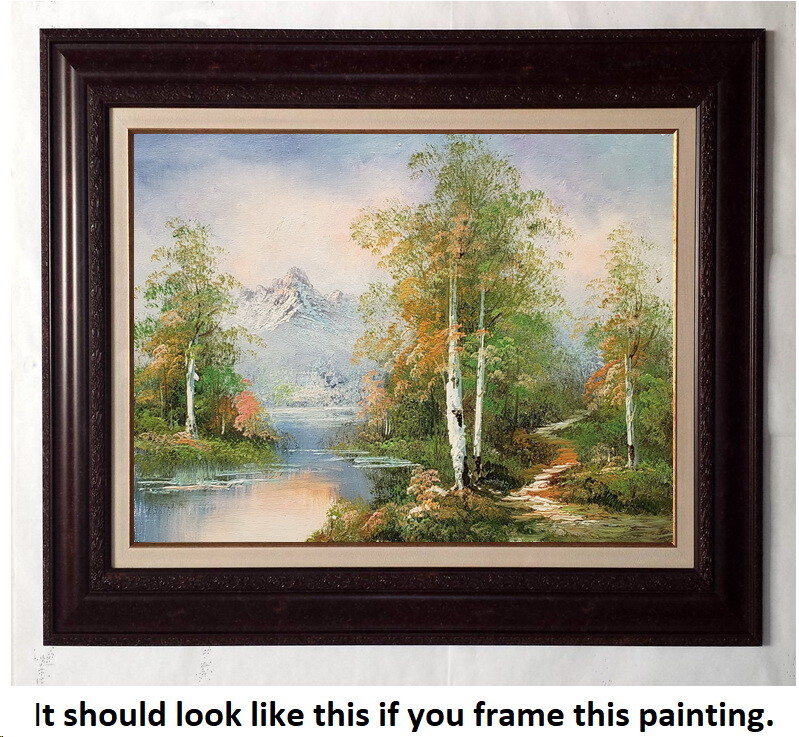 Landscape, #LS2H-6, 12x16, 100% Hand painted Oil Painting on Canvas, gallery