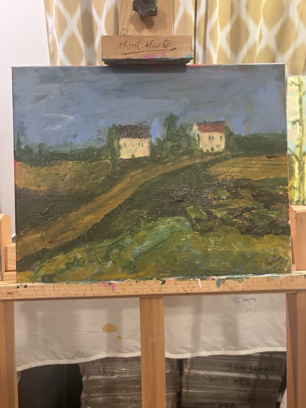 Unframed 11x14 Abstract Impression Original Art Canvas, Tuscan gallery