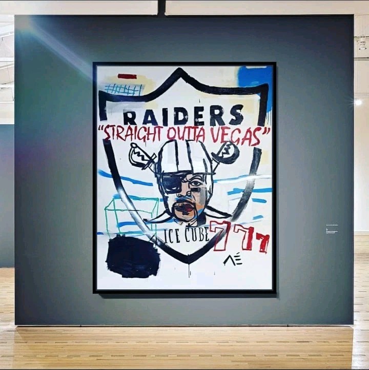 NFL MANUEL MANÉ | “ICE CUBE” | Signed | Unique 1/1 | 150×170cm Shipping Rolled