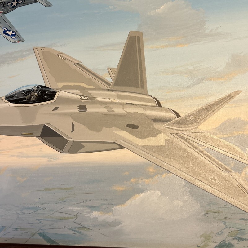 Aviation Art Military Aircraft New & Old Painting By Ray Wadday gallery