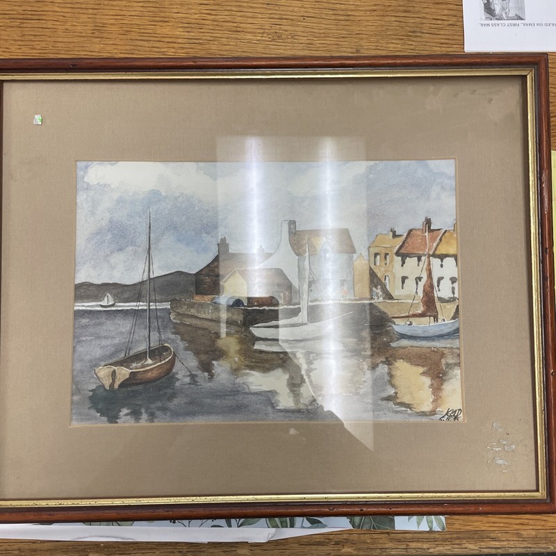 Original Watercolor by KMD – Unknown artist (to me) 1995