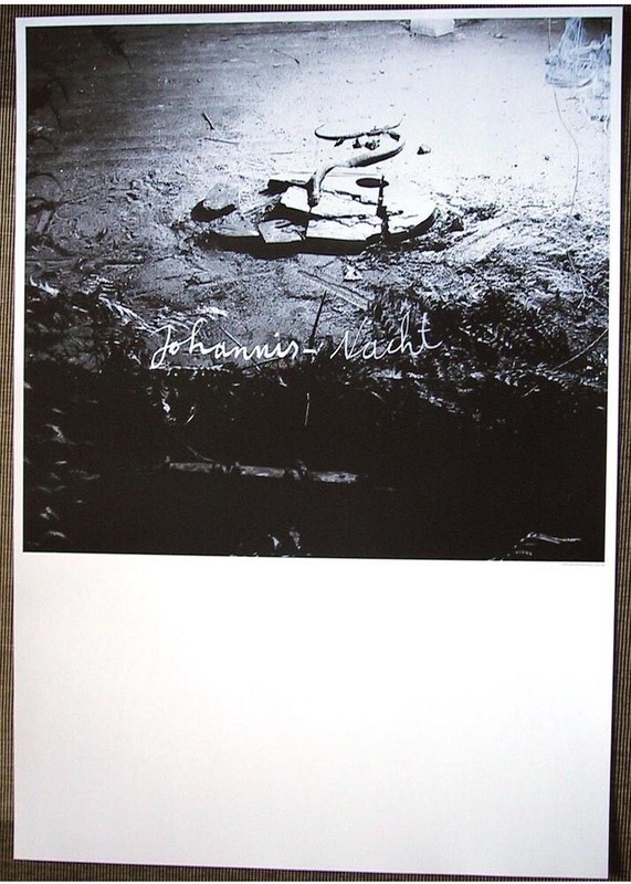 Anselm Kiefer “Johannis-nacht” 1991 (Limited Ed. 150 copies lithograph poster)