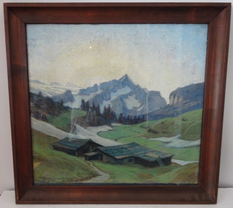 + Ing. Ladislaus von Rabcewicz (1893 – 1975) Alpine Hut in the Alps 1922