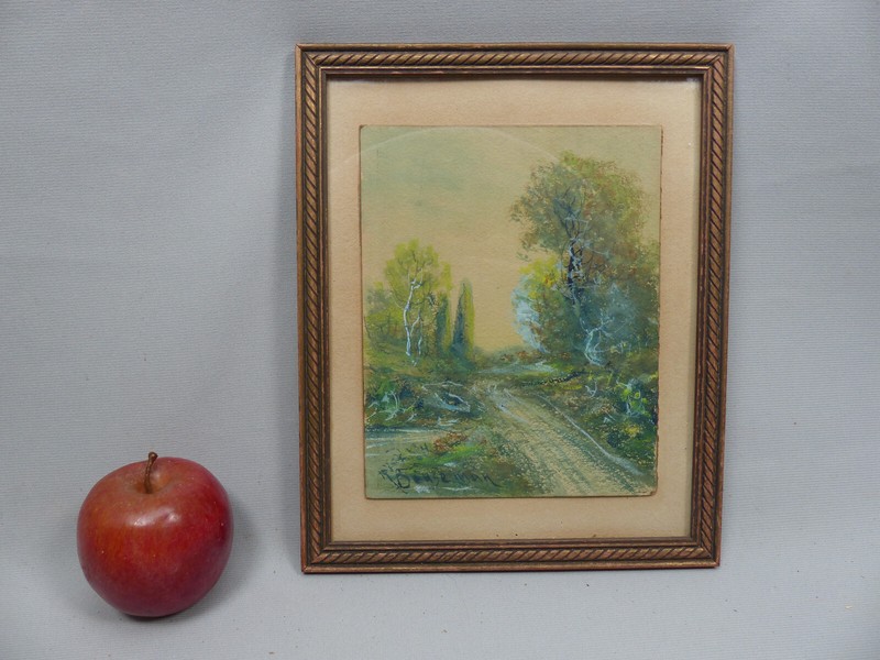 Antique Raphael Senseman 1870-1955 Landscape Painting New Jersey Artist gallery