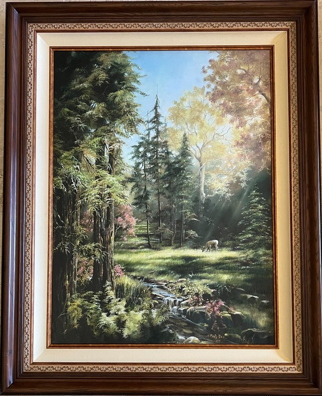 MARTY BELL – SHERWOOD FOREST – S/N 48″ x 36″ HE GICLEE CANVAS w/COA