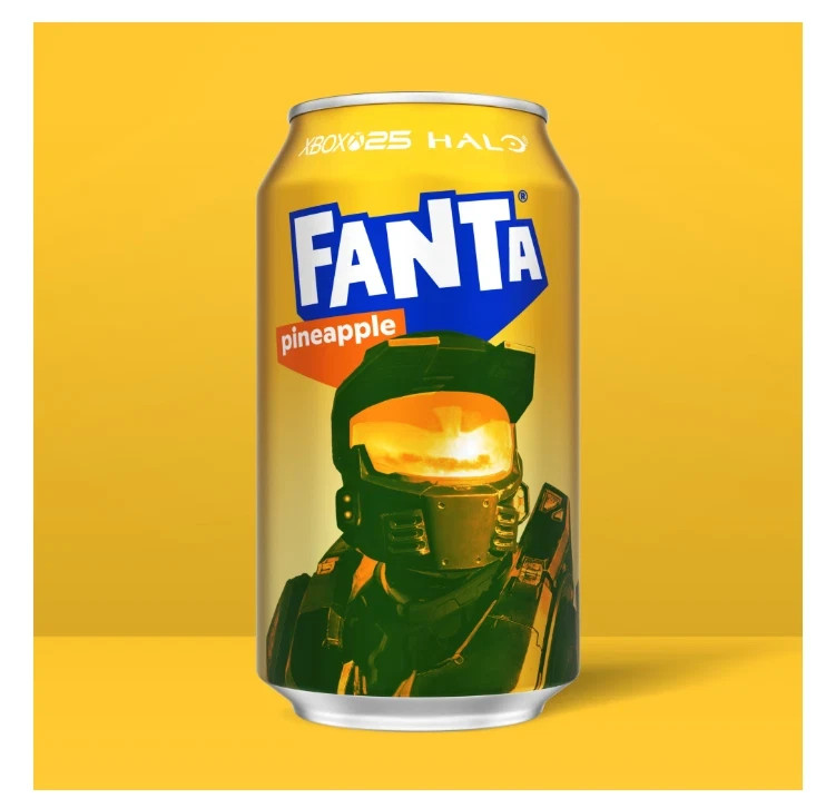 Fanta Pineapple Soda Pop Fridge Pack, 12 fl oz, 12 Pack Cans Free Shipping gallery