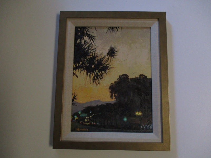 KEVIN YUEN PAINTING CALIFORNIA SUNSET GLOW SAN DIEGO IMPRESSIONISM LANDSCAPE