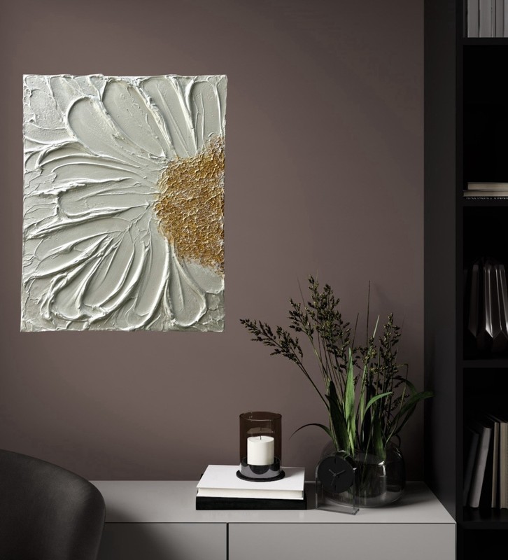 Textured Art: Palette Knife Painting Techniques in Acrylic, Daisy Art