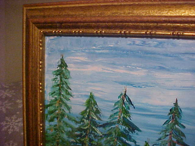 The Woods Abstract Oil Painting 16 X 20 Inches BARTL gallery