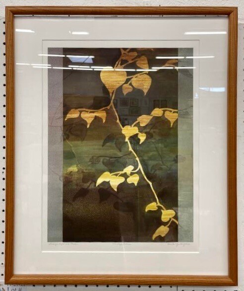 ORIGINAL «THROUGH LIGHT AND SHADOW” Signed By California Artist LINDA YOSHIZAWA