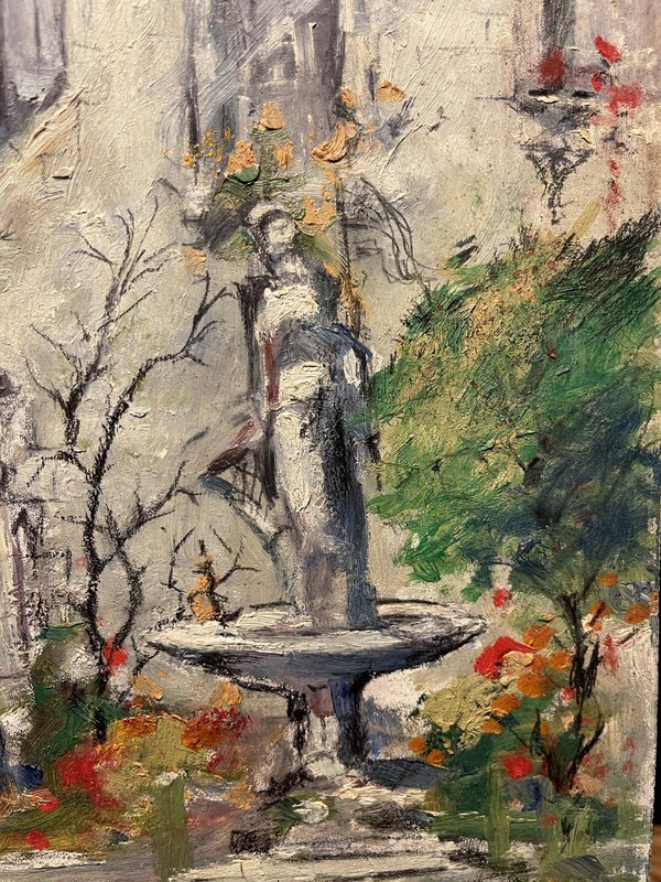 Erwin O. Lauffer | 1975 Original Painting | 16 x 12 in | regional artwork! gallery
