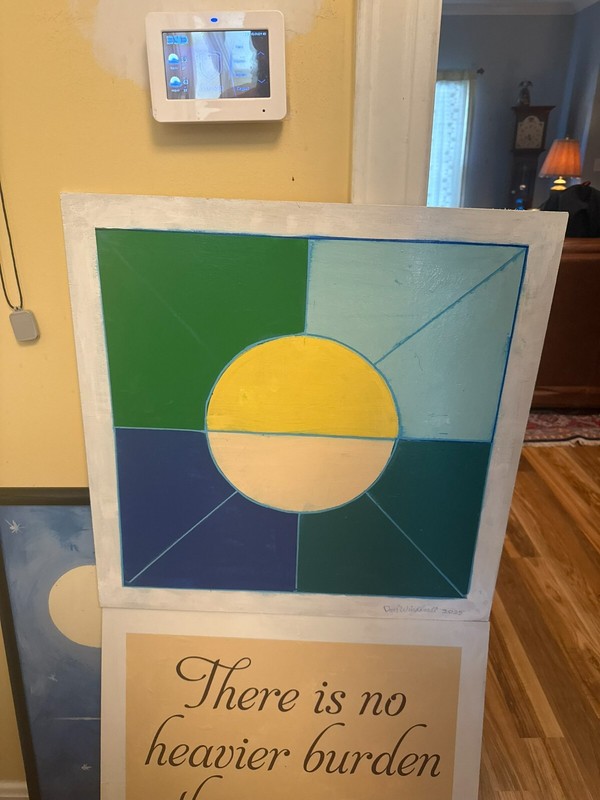 original paintings from a 91 year old, very abstract, creative art gallery