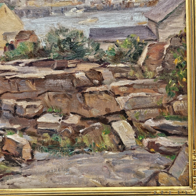 Ivan Summers Impressionist Painting ~ Old Quarry, Vinal Haven Maine gallery