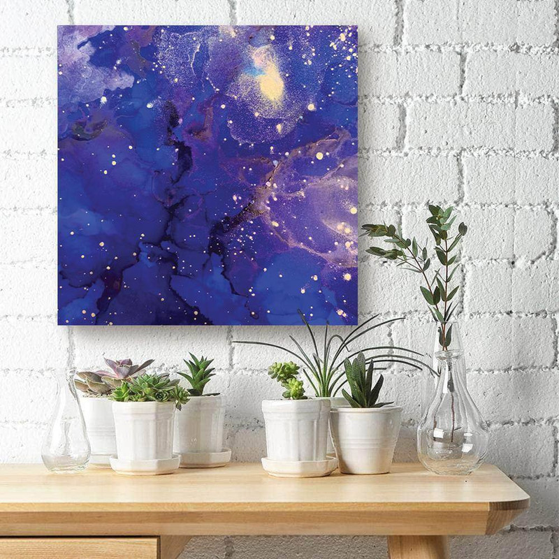 Alcohol Inks Design by Sarah Wahl 1 Piece Unframed Canvas Drawing Print Abstract gallery