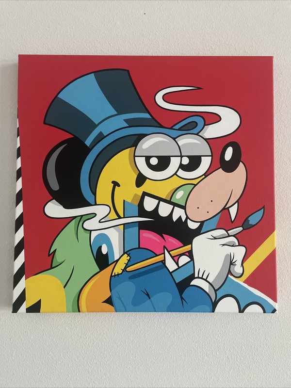 Greg Mike – Influential 2024, Original Painting (SIGNED +COA) 24h X 24w In.