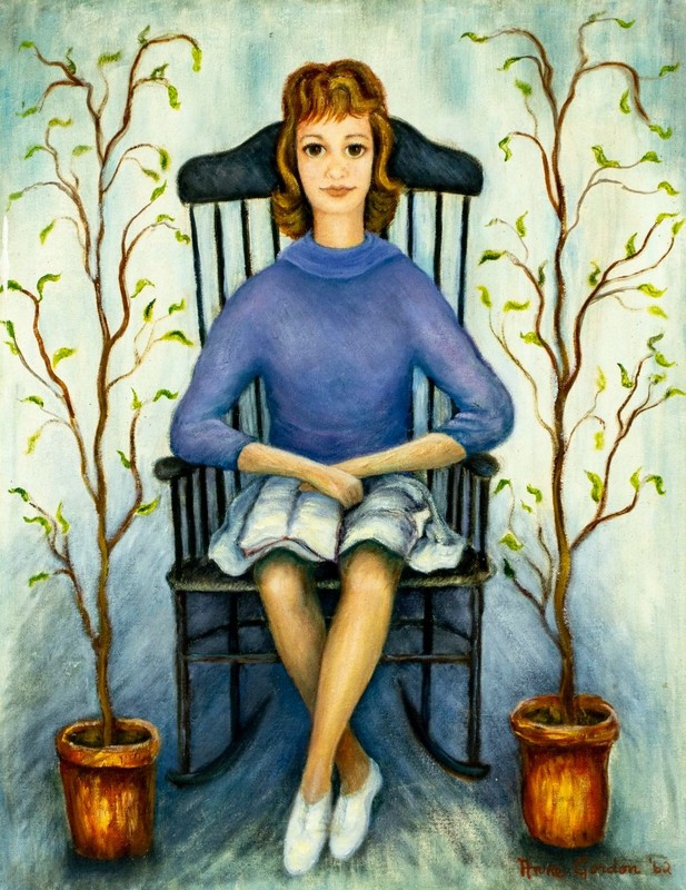 Anne Gordon (US,mid 20C) oil painting 150039
