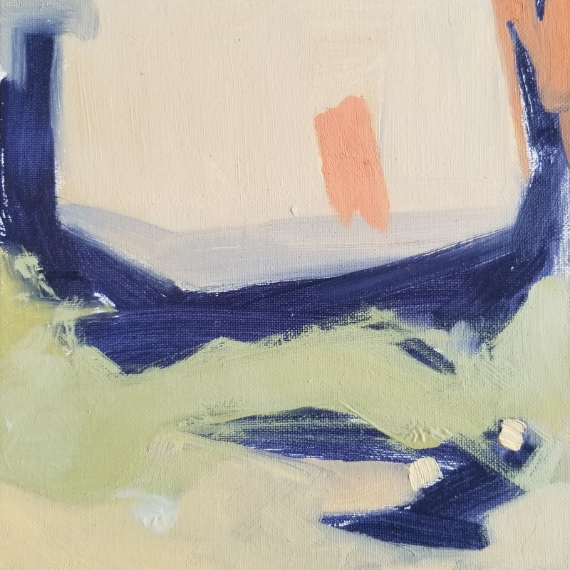 Original Oil Painting Contemporary Abstract Landscape Collectible Fine Art