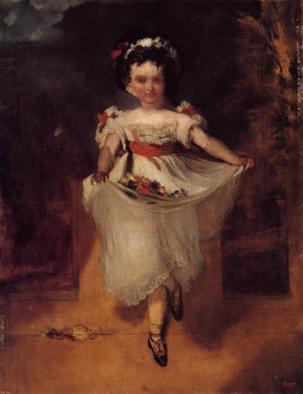 EDGAR DEGAS ARTIST OIL PAINTING..