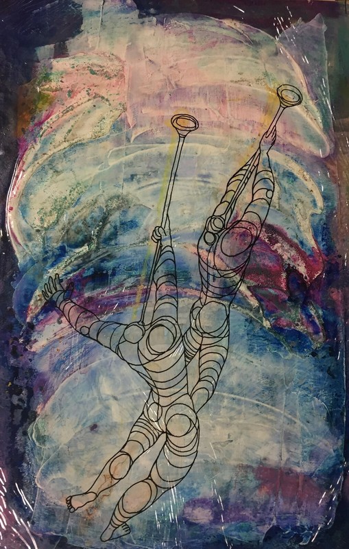 Original by Ciro Oduber (1921-2002). Measures 42×32 cms.Mixed media