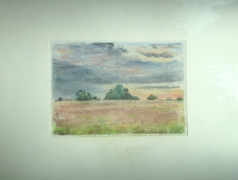 Franz Ehmke *1928 -2018 DDR Painter ° ‘Evening at Blankenfelde’ 1999