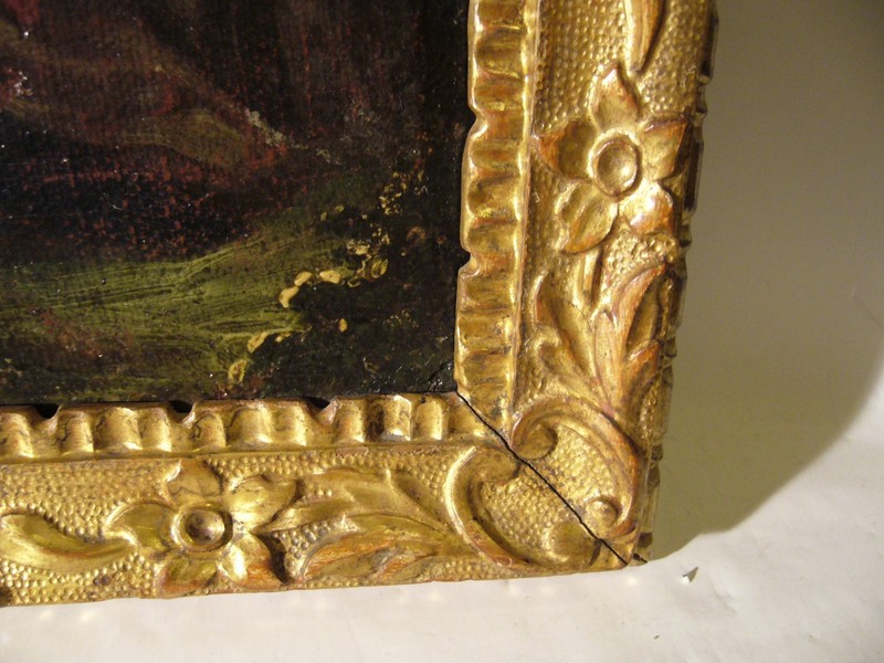 Italy Circa 1680 17th Century Early Baroque: Holy Family on the Run IT gallery
