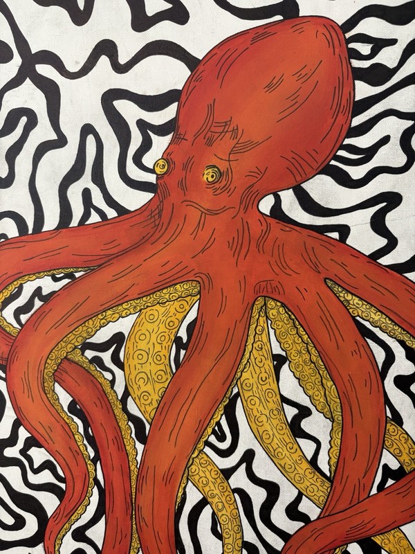Tangled Currents Painting gallery