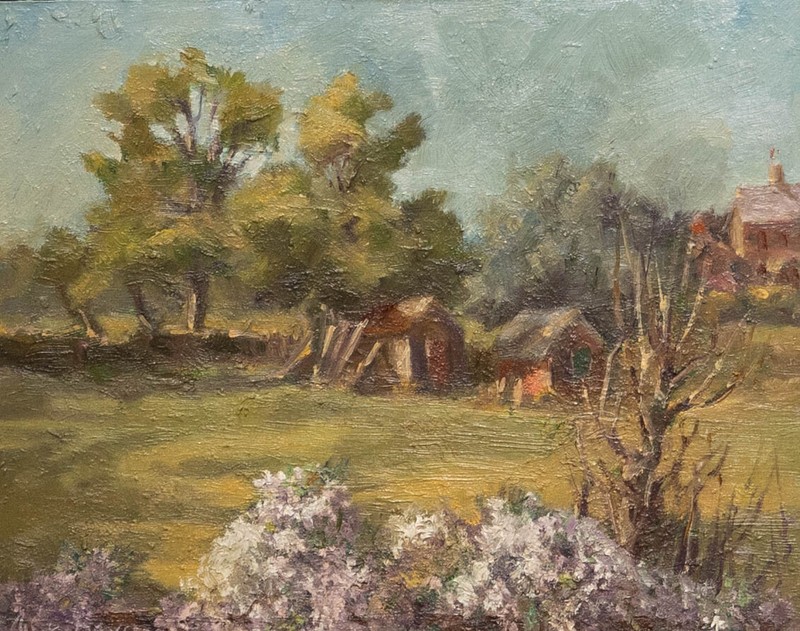 June Bevan (b.1927) - 20th Century Oil, End of the Artist's Garden gallery