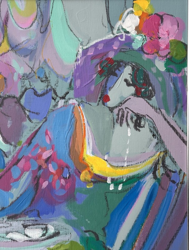 Isaac Maimon painting Afternoon Tea gallery