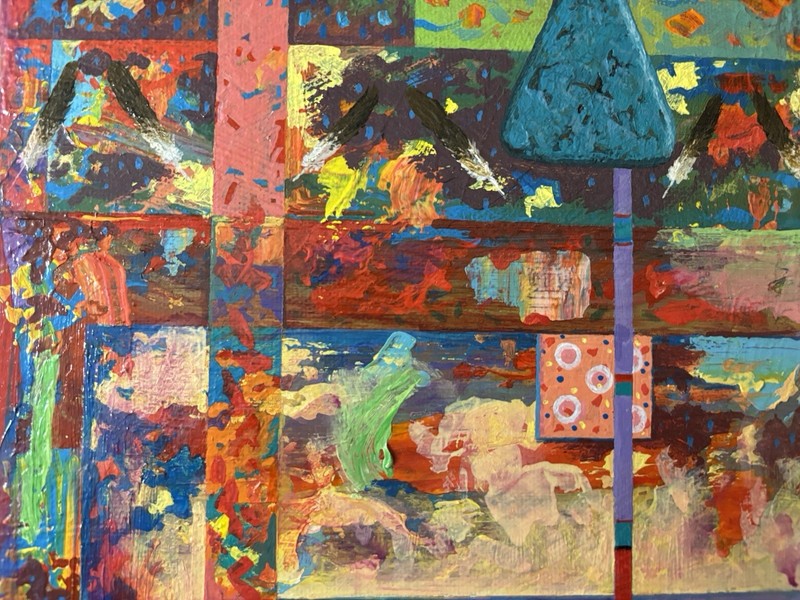 Frank Fowler Jr Signed Original Acrylic Painting “Turquoise of Wisdom” 16x20 gallery