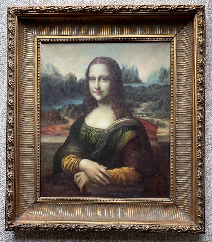 «Mono Lisa» High Quality Hand-made Oil Painting Reproduction on Canvas