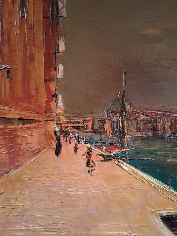 Charles Sorel Italian/American Artist Oil On Canvas 1961 Painting gallery