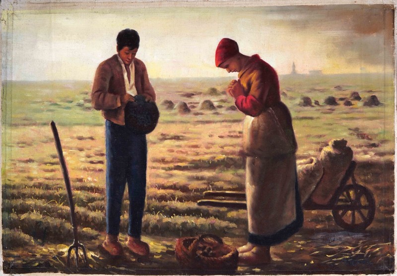 Jean-Francois Millet Style Oil Painting On Canvas