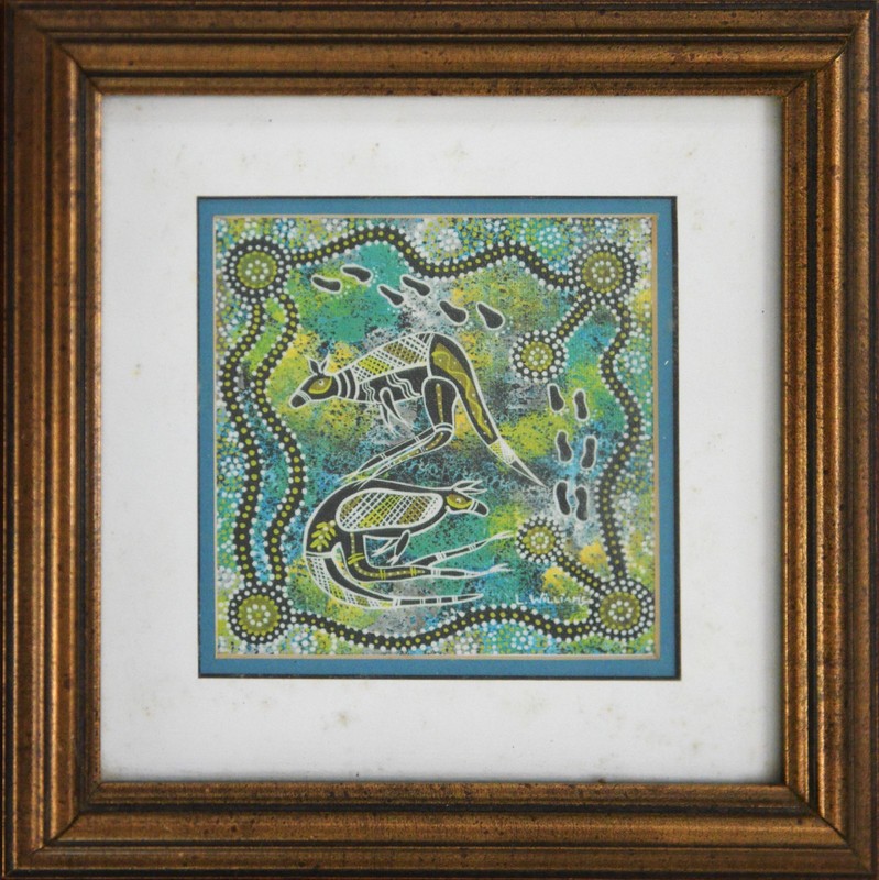 Original Signed Framed Water Color on Paper