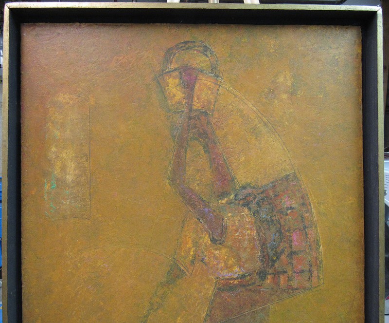 Rafael Bonilla 1973 Mexican Modern Abstract "Realismo Social" Listed Artist gallery