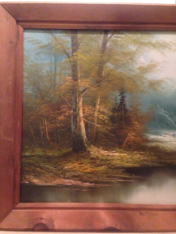 Original Frank Franz Johnston Signed Winterscape 36"x24" Oil on Canvas Painting gallery
