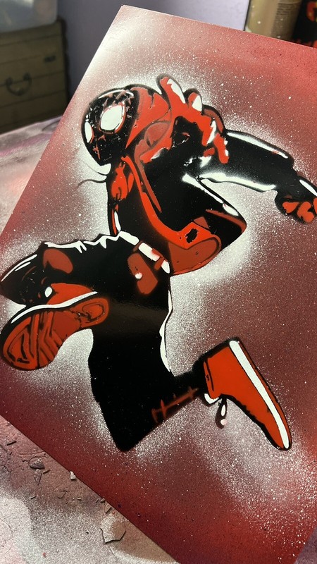 Spider Man Painting