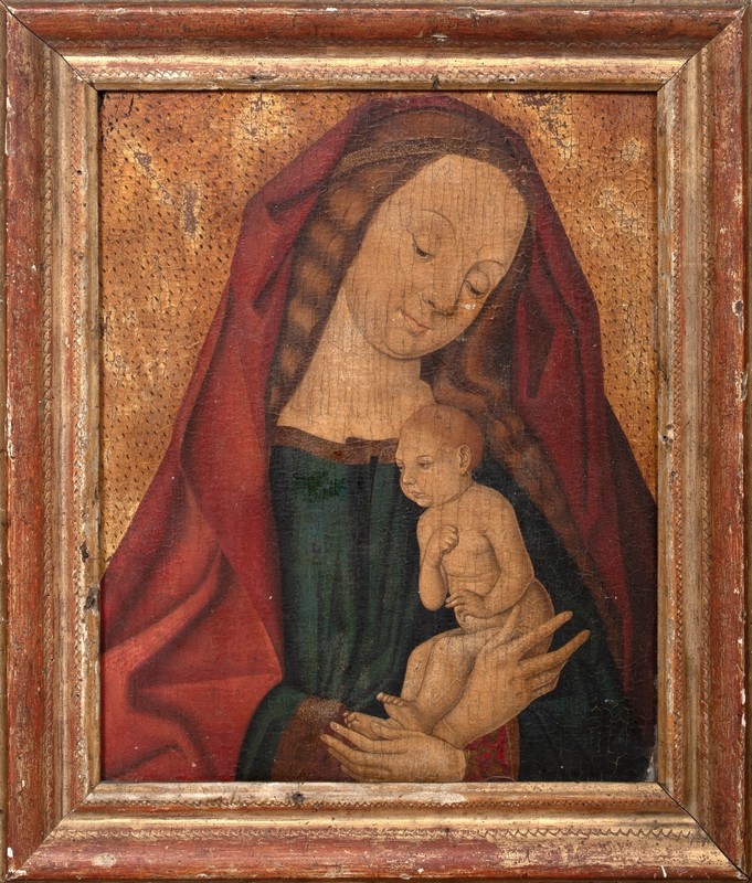 15th 16th Century Netherlandish Old Master Madonna & Child – DIERIC BOUTS