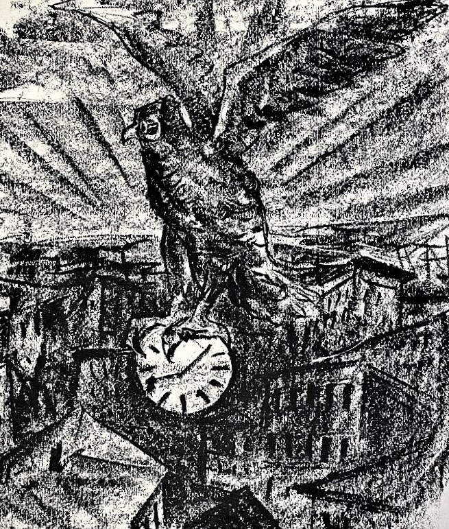 GRIGORI IZRAILEVICH (1924 – 1999) – PETERSBURG ARTIST Time is Flying /Flying Owl