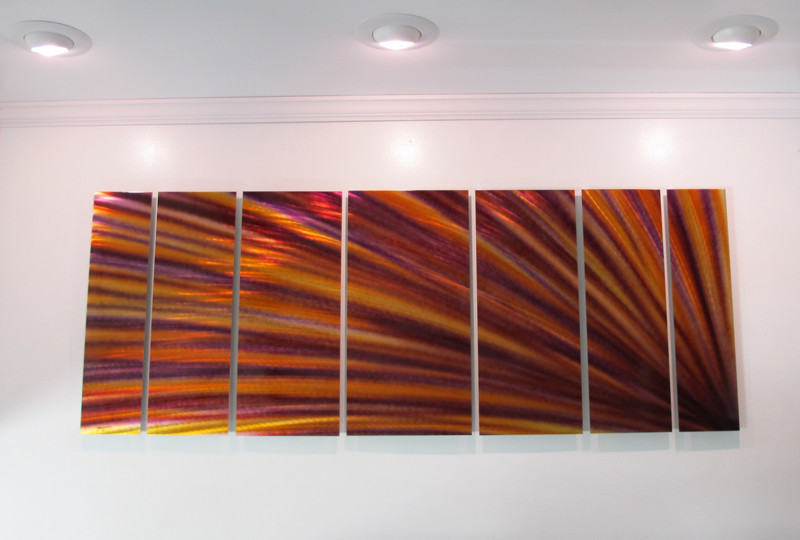 Large Metal Wall Art Panels Modern Abstract Painting Sculpture Decor DV8 Studio gallery